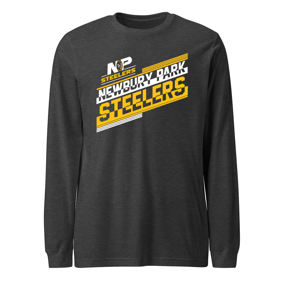 Steelers Glitch Unisex Long Sleeve Tee 3501