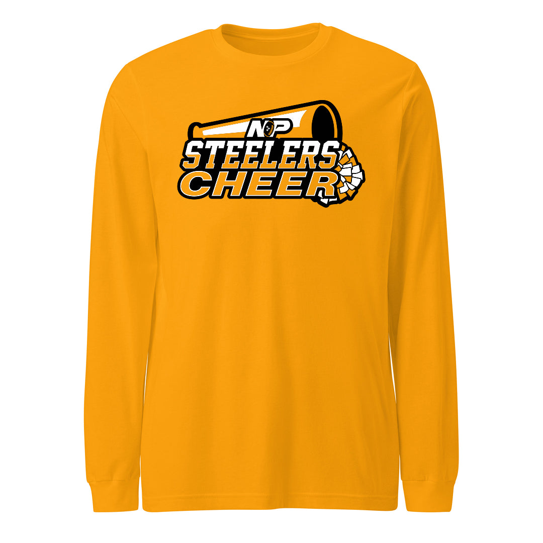 Steelers Cheer Stack Unisex Long Sleeve Tee 3501