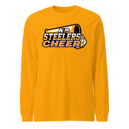 Steelers Cheer Stack Unisex Long Sleeve Tee 3501