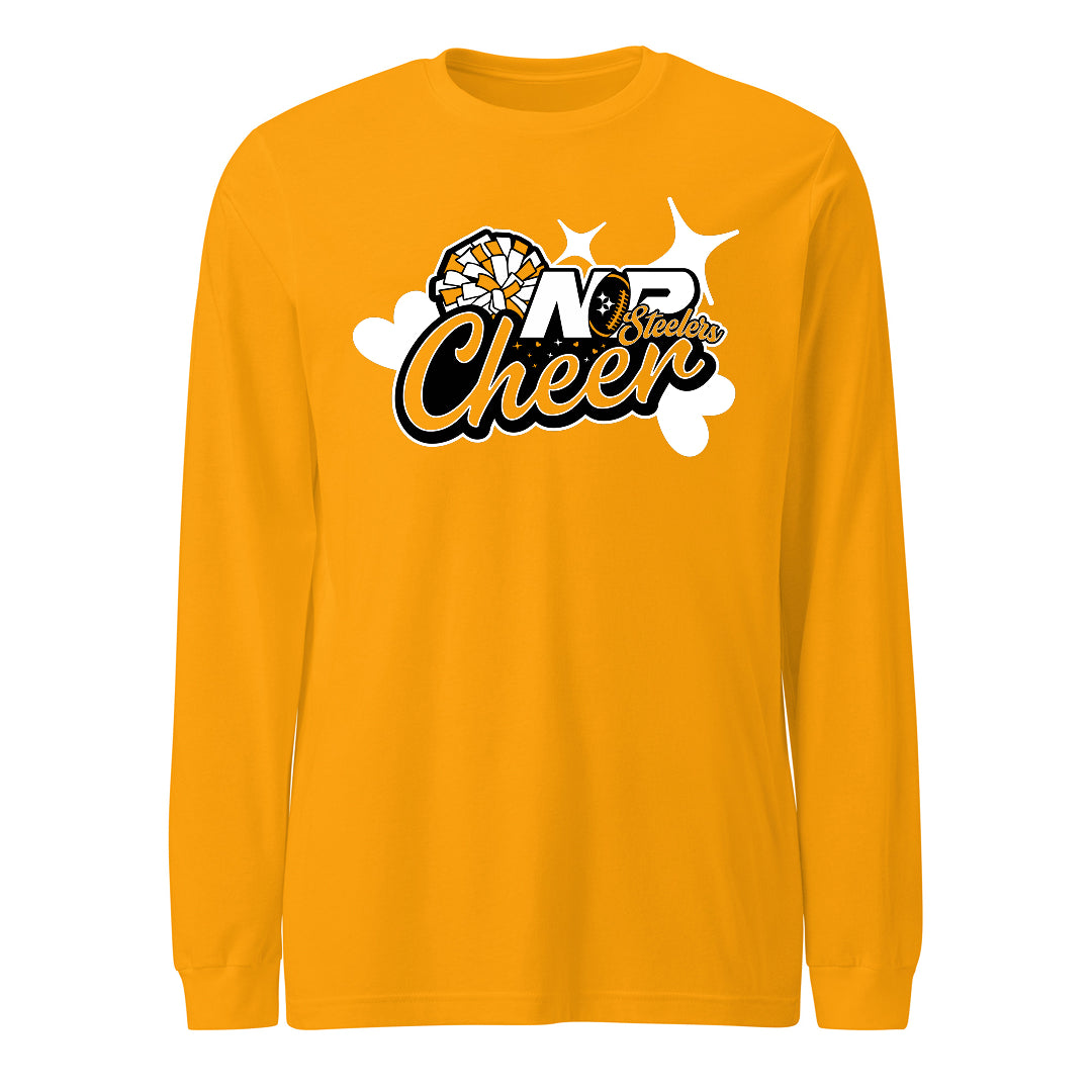 NP Cheer Hearts Unisex Long Sleeve Tee 3501