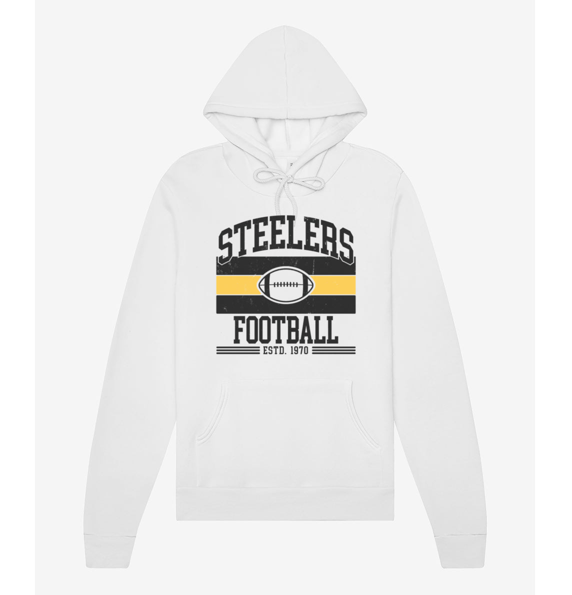 Steelers Vintage Stripes Unisex Sponge Fleece Hoodie 3719