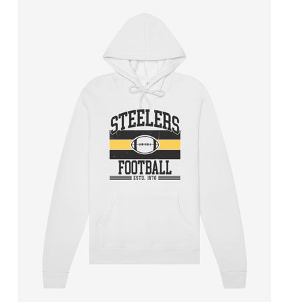 Steelers Vintage Stripes Unisex Sponge Fleece Hoodie 3719