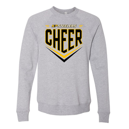 Steelers Cheer Chevron Fleece Crewneck Sweatshirt 3901