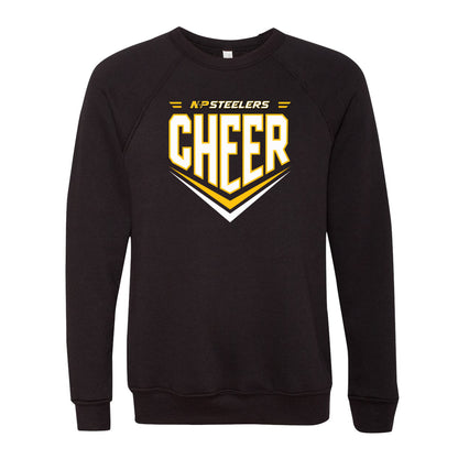 Steelers Cheer Chevron Fleece Crewneck Sweatshirt 3901