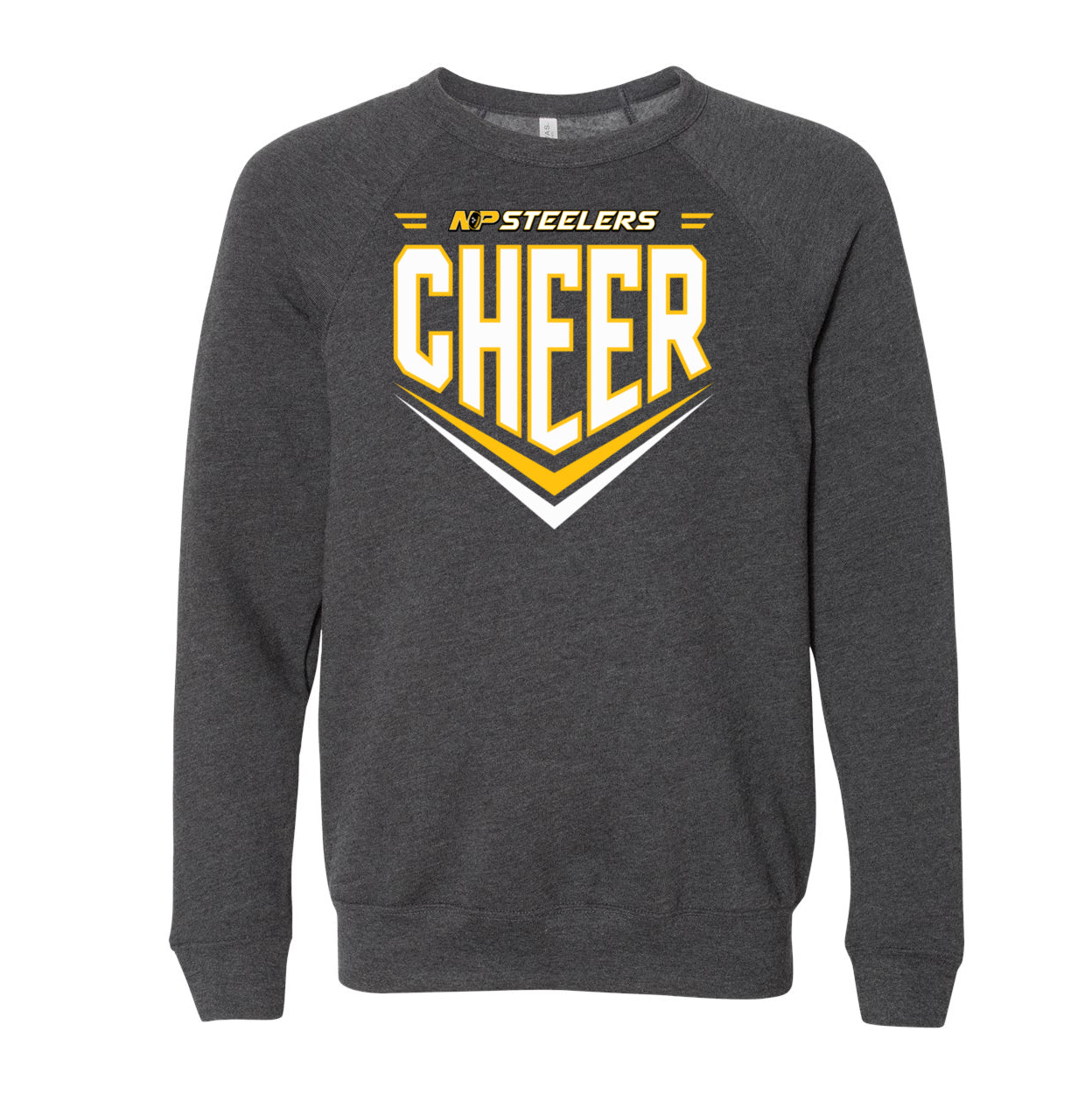 Steelers Cheer Chevron Fleece Crewneck Sweatshirt 3901