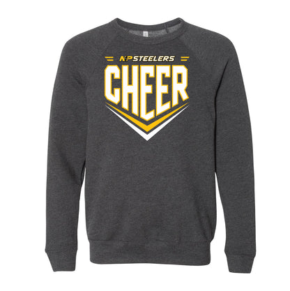 Steelers Cheer Chevron Fleece Crewneck Sweatshirt 3901