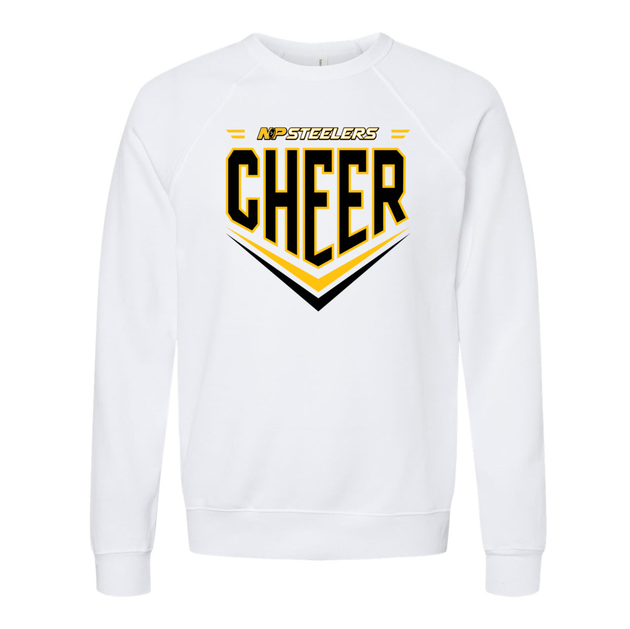 Steelers Cheer Chevron Fleece Crewneck Sweatshirt 3901
