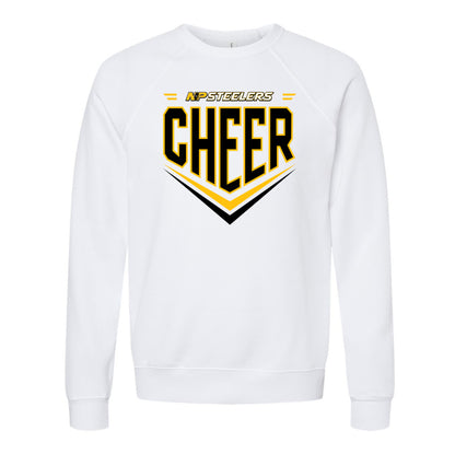 Steelers Cheer Chevron Fleece Crewneck Sweatshirt 3901