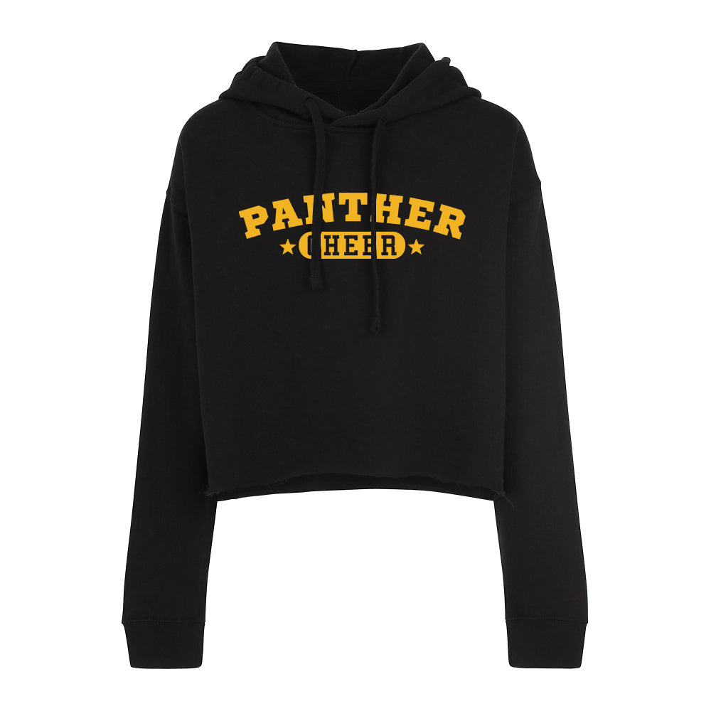 Cropped Hooded Sweatshirt - Panther Cheer