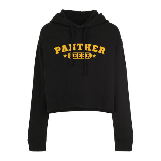 Cropped Hooded Sweatshirt - Panther Cheer