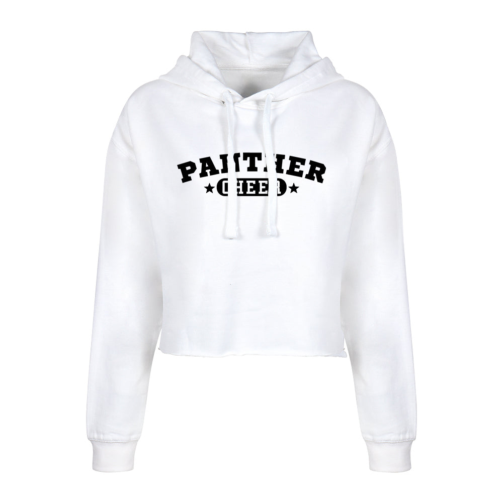 Cropped Hooded Sweatshirt - Panther Cheer