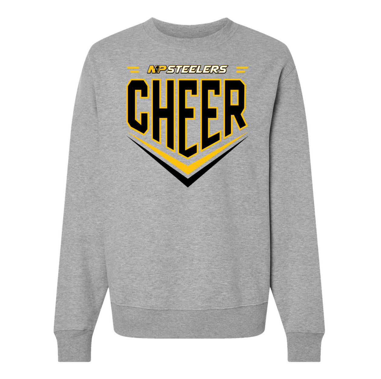 Steelers Cheer Chevron Unisex 10 oz. Heavyweight Crewneck Sweatshirt 4711