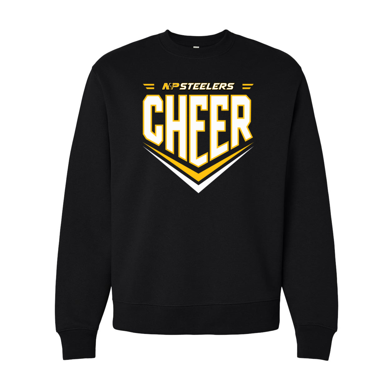 Steelers Cheer Chevron Unisex 10 oz. Heavyweight Crewneck Sweatshirt 4711