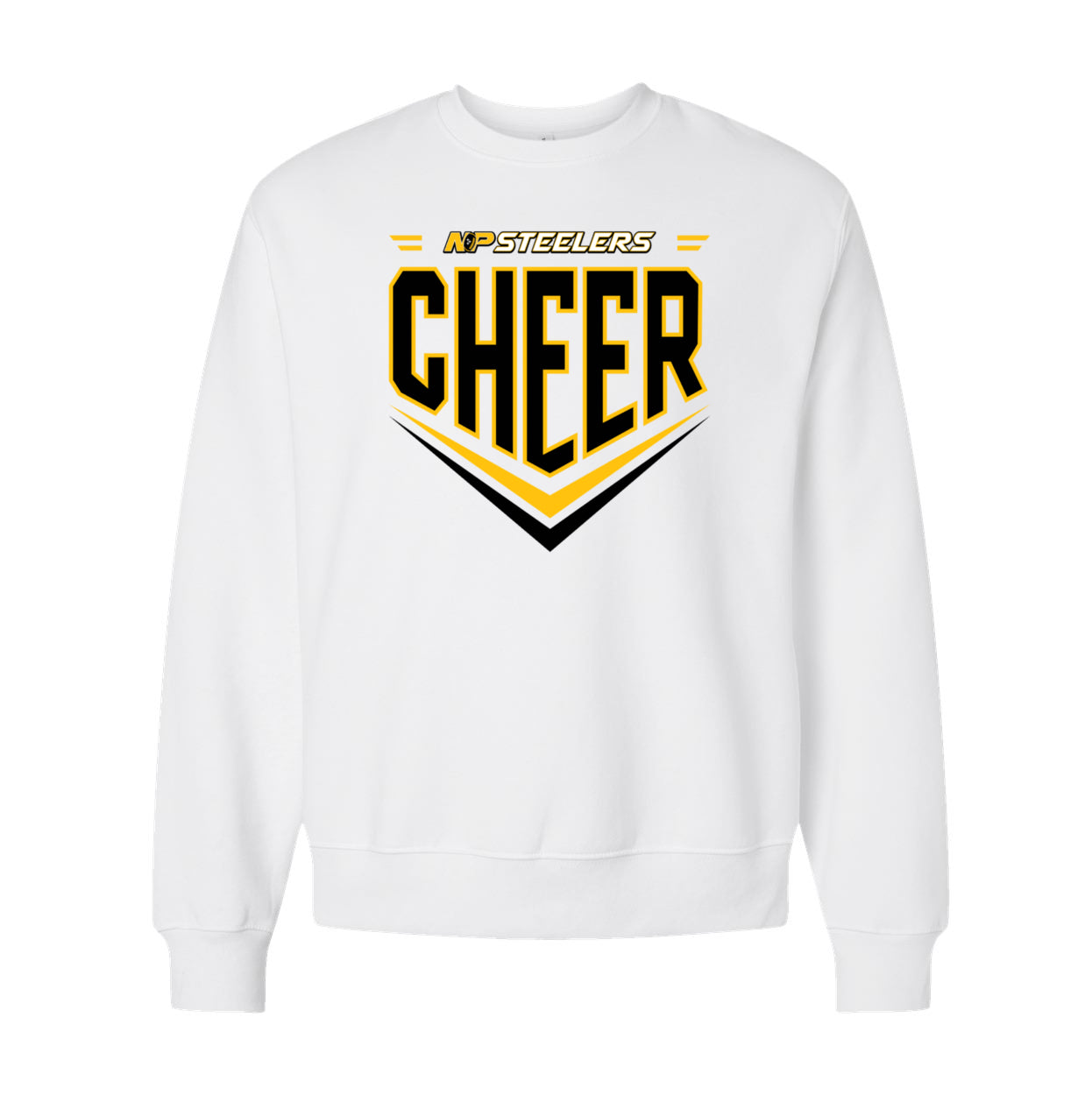 Steelers Cheer Chevron Unisex 10 oz. Heavyweight Crewneck Sweatshirt 4711