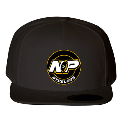 NP Circle Logo Flat Bill Snapback Cap 5089M