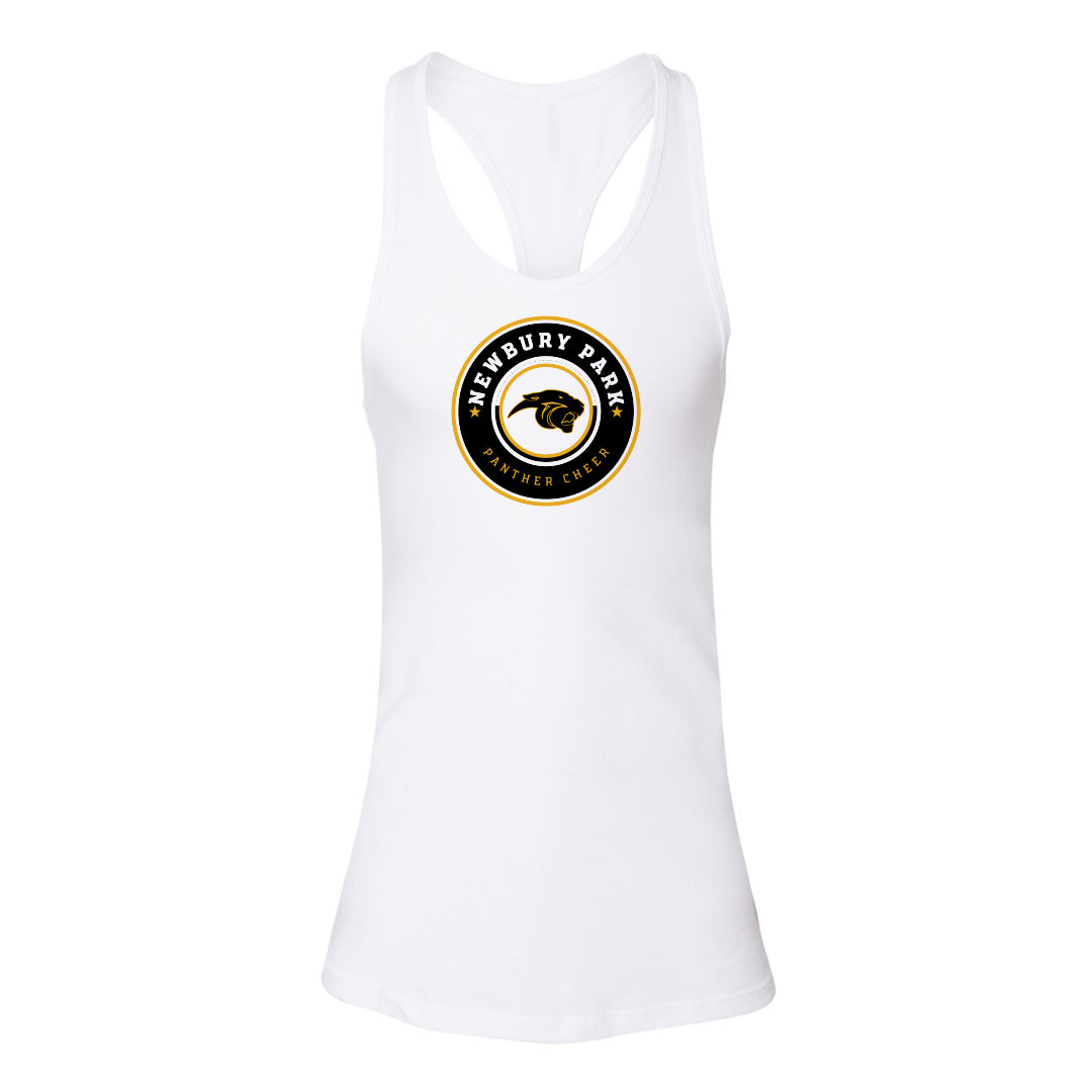 Women's Jersey Racerback Tank - NPHS Cheer Circle 6008