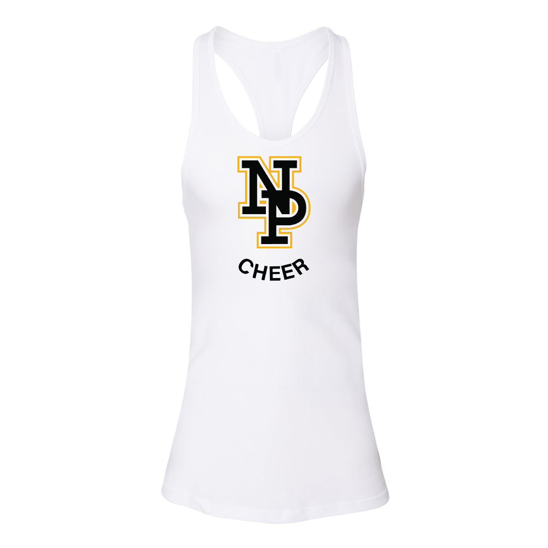 Women's Jersey Racerback Tank - NPHS Cheer Main 6008