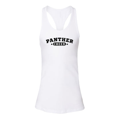 Women's Jersey Racerback Tank - Panther Cheer 6008