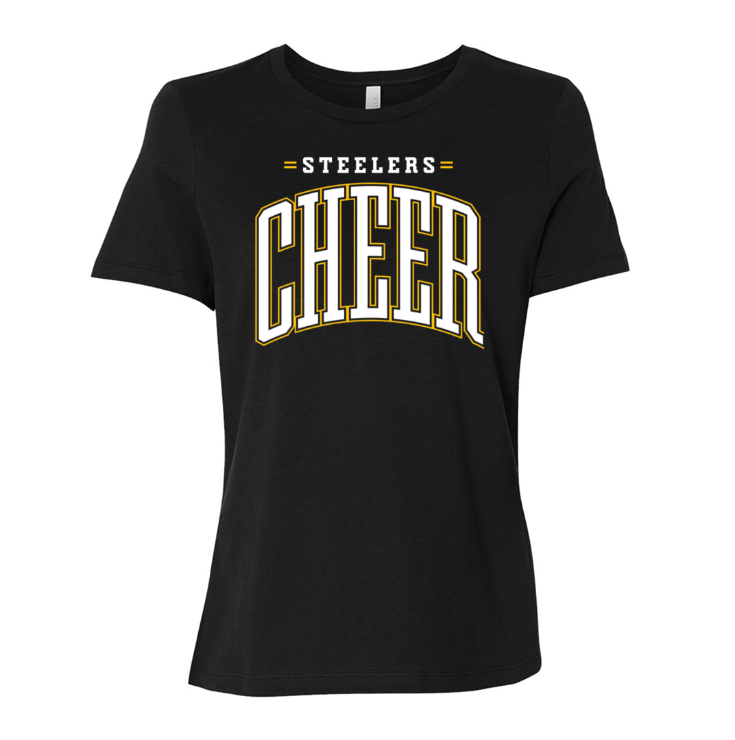 Steelers Cheer Arch Women's Relaxed Tee 6400