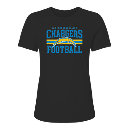 Chargers Vintage Women's Relaxed Cotton Jersey Tee - 6400