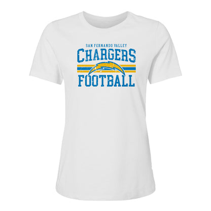 Chargers Vintage Women's Relaxed Cotton Jersey Tee - 6400