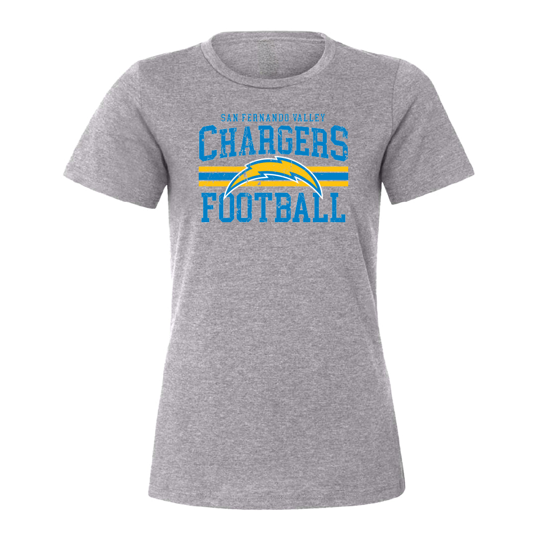 Chargers Vintage Women's Relaxed Cotton Jersey Tee - 6400