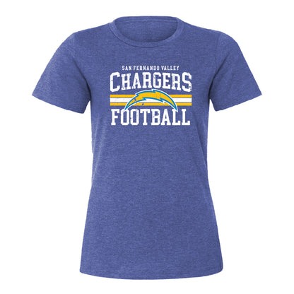 Chargers Vintage Women's Relaxed Cotton Jersey Tee - 6400