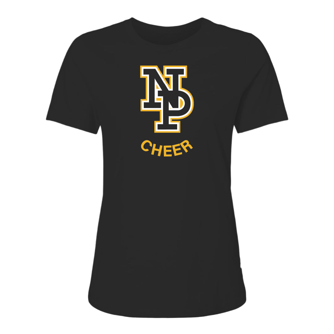 Women's Relaxed Cotton Tee - NP Cheer 6400