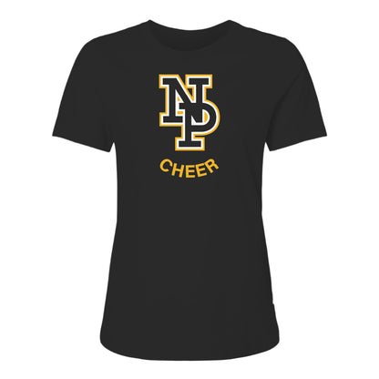 Women's Relaxed Cotton Tee - NP Cheer 6400