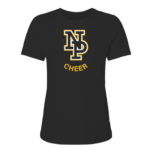 Women's Relaxed Cotton Tee - NP Cheer 6400