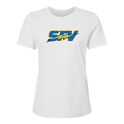 SFV Sleek Women's Relaxed Cotton Jersey Tee - 6400