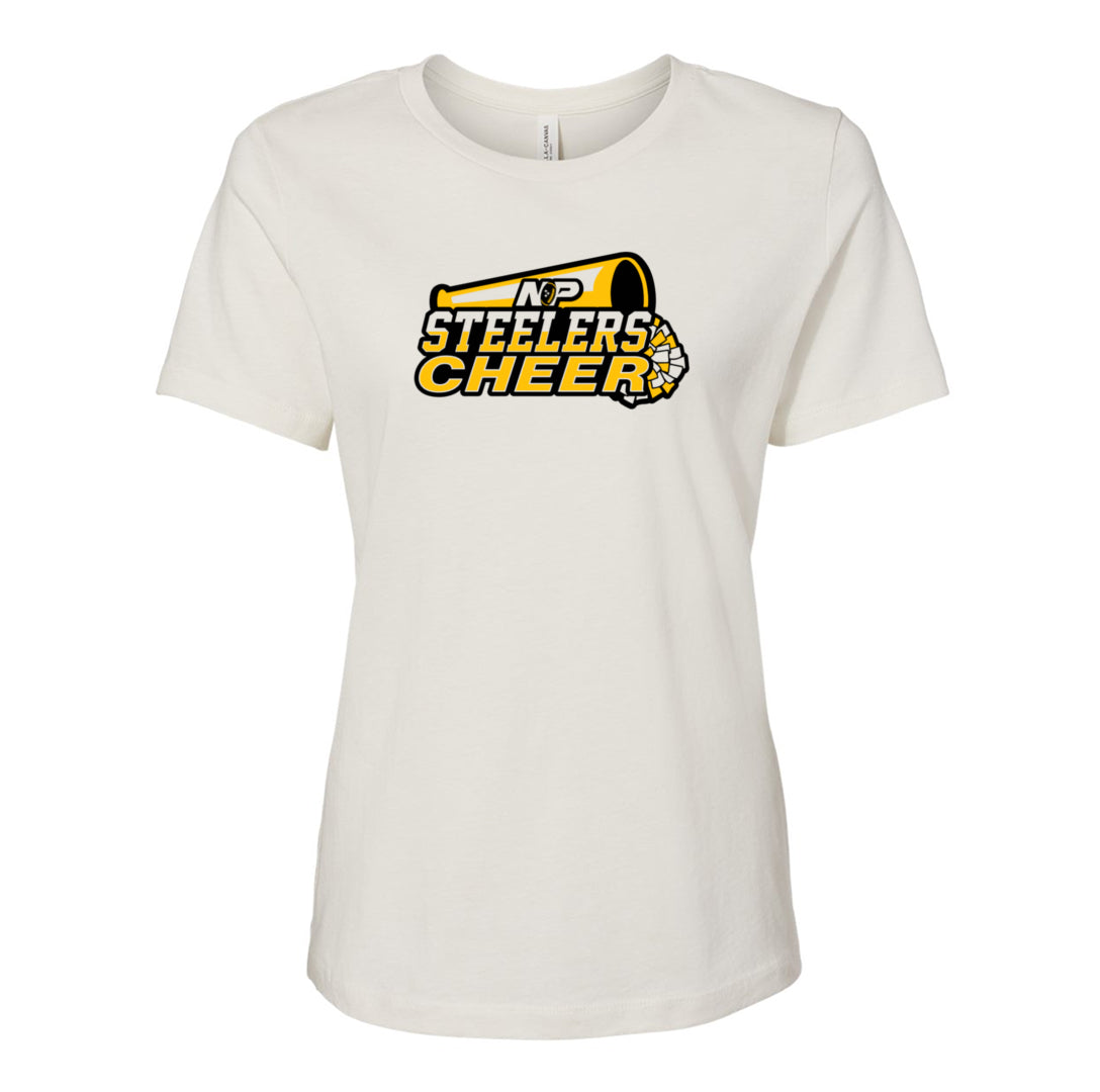 Steelers Cheer Stack Women's Relaxed Tee 6400