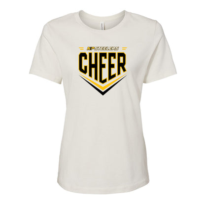 Steelers Cheer Chevron Women's Relaxed Tee 6400