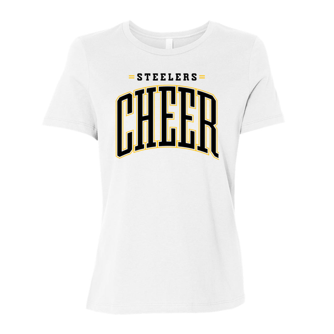 Steelers Cheer Arch Women's Relaxed Tee 6400