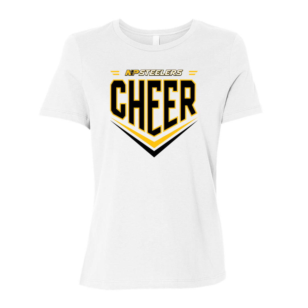 Steelers Cheer Chevron Women's Relaxed Tee 6400