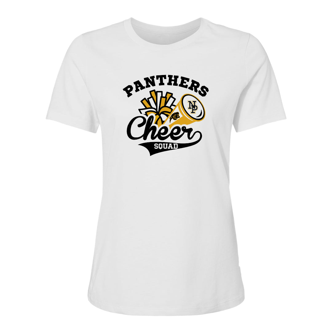 Women's Relaxed Cotton Tee - Pom Megaphone 6400
