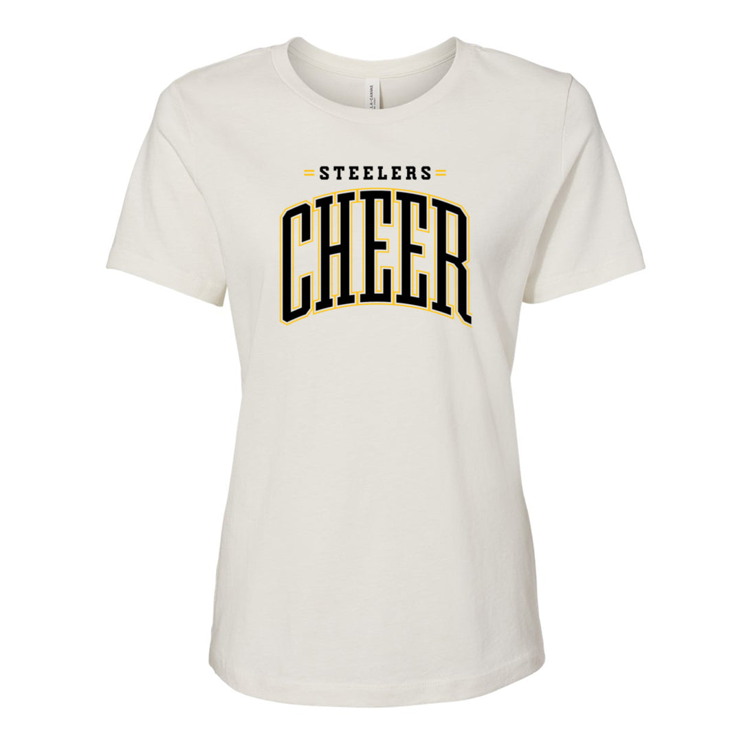 Steelers Cheer Arch Women's Relaxed Tee 6400