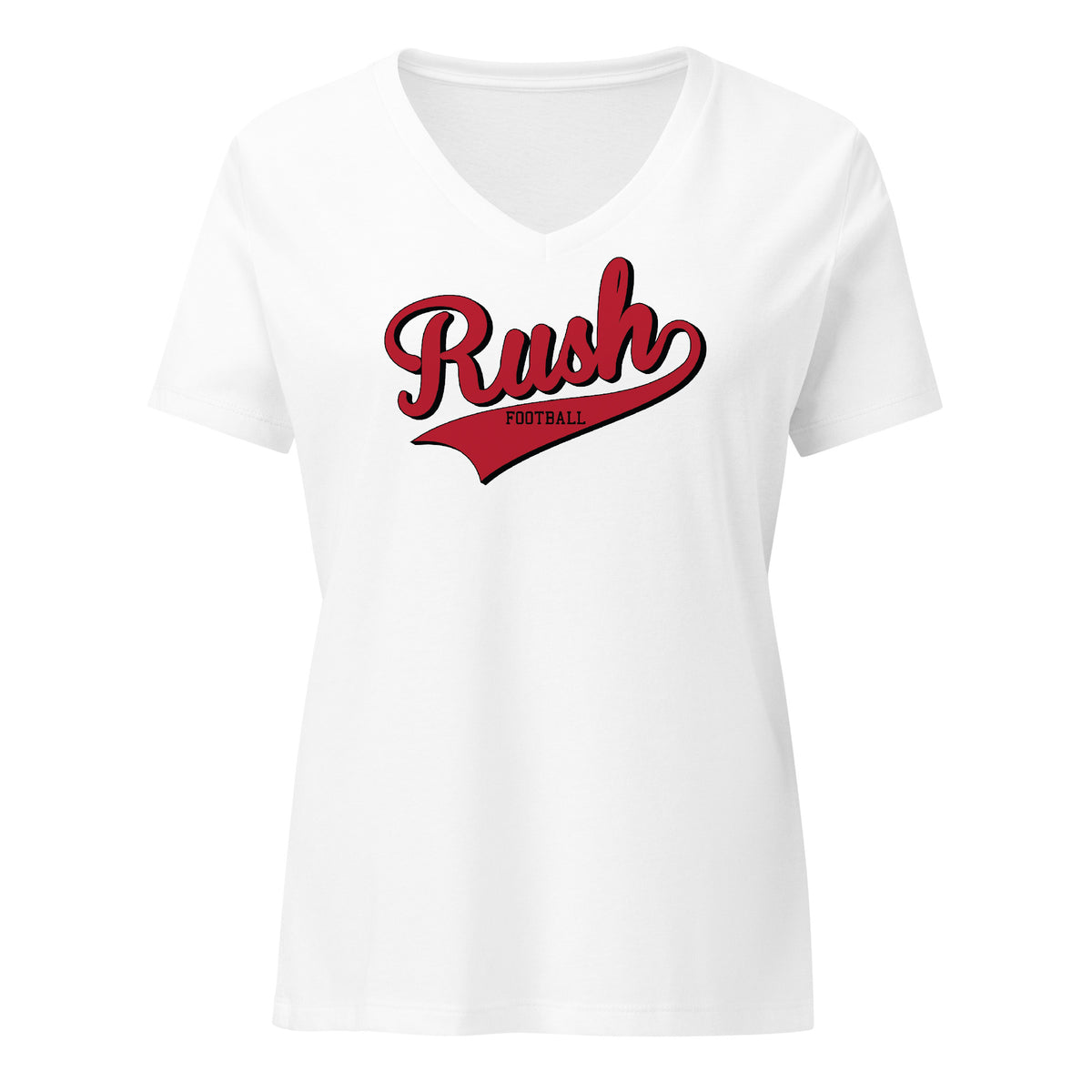 Women's Relaxed V-Neck Tee 6405 Valley Rush