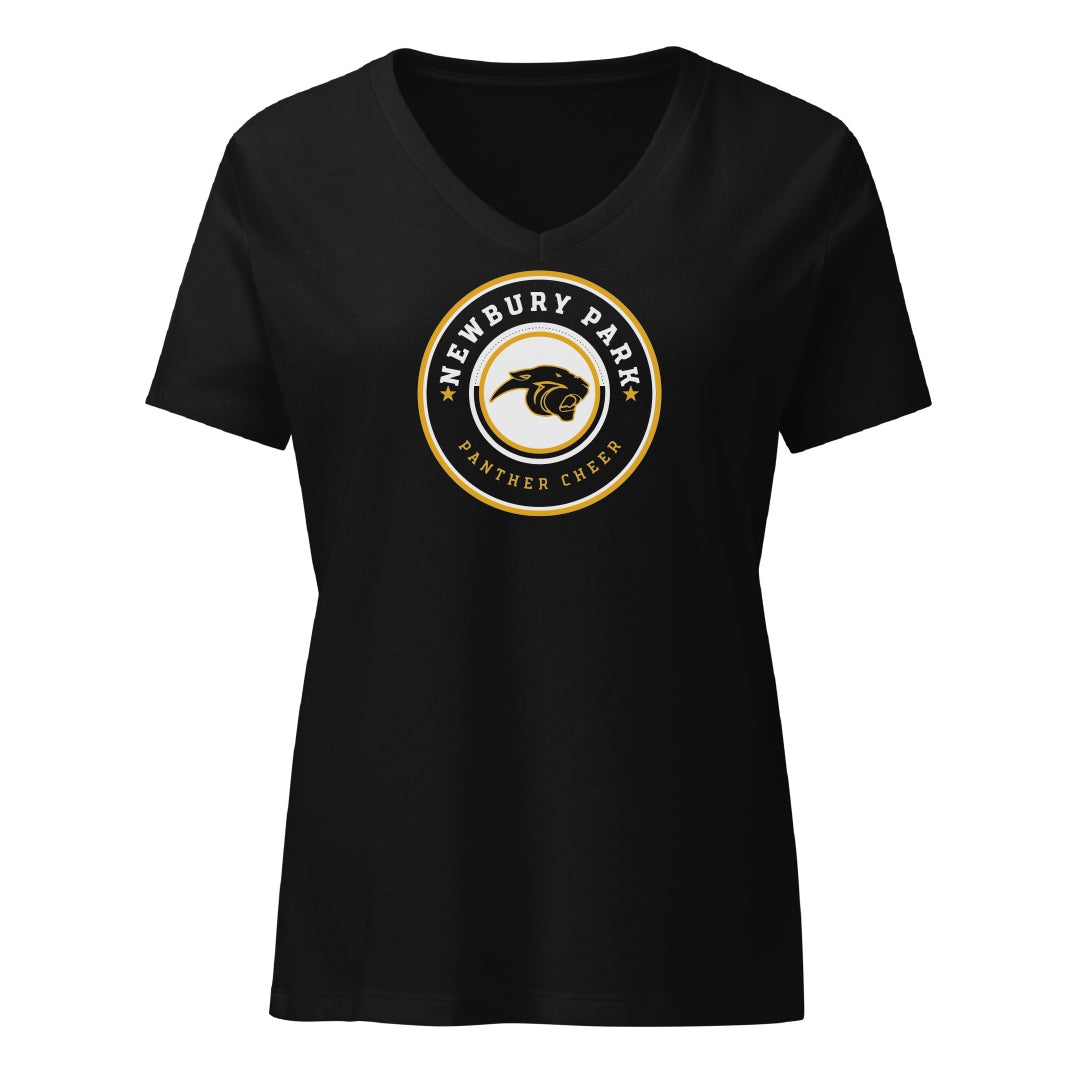 Women's V-Neck Relaxed Tee - NPHS Cheer Circle 6405