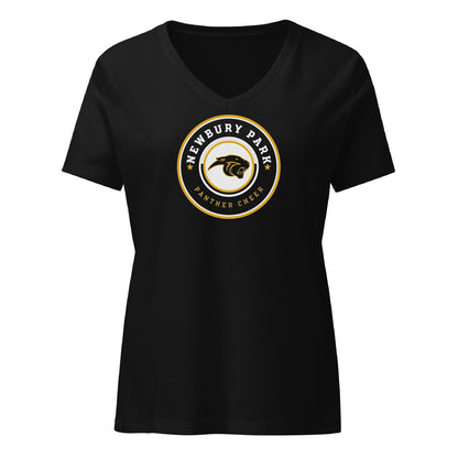 Women's V-Neck Relaxed Tee - NPHS Cheer Circle 6405