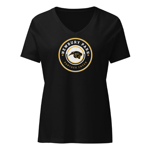 Women's V-Neck Relaxed Tee - NPHS Cheer Circle 6405