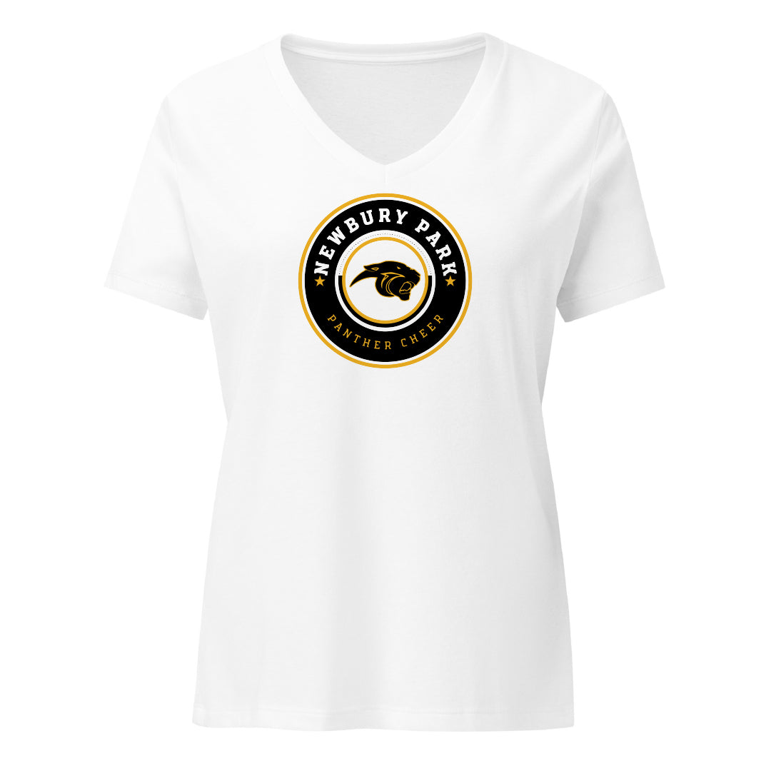 Women's V-Neck Relaxed Tee - NPHS Cheer Circle 6405