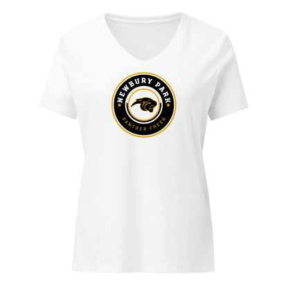 Women's V-Neck Relaxed Tee - NPHS Cheer Circle 6405