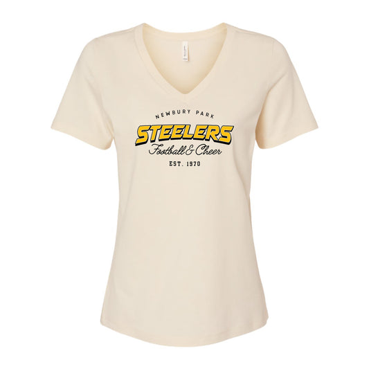NP Football & Cheer Women's Relaxed V-Neck Tee 6405