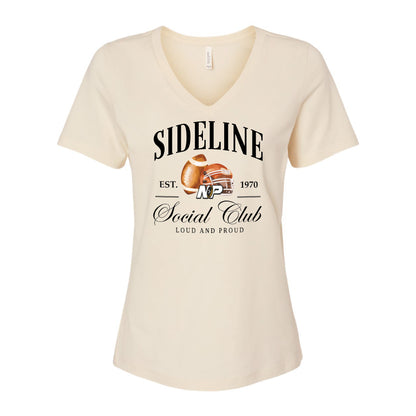 NP Sideline Social Club Women's Relaxed V-Neck Tee 6405
