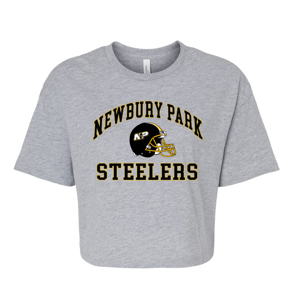 Steelers Vintage Arch Women's Crop Tee 6482