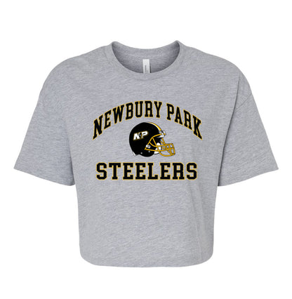 Steelers Vintage Arch Women's Crop Tee 6482