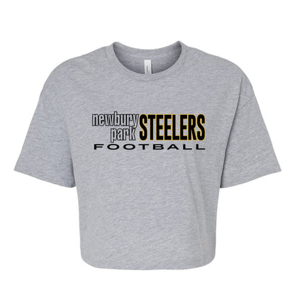 Steelers Outline Women's Crop Tee 6482