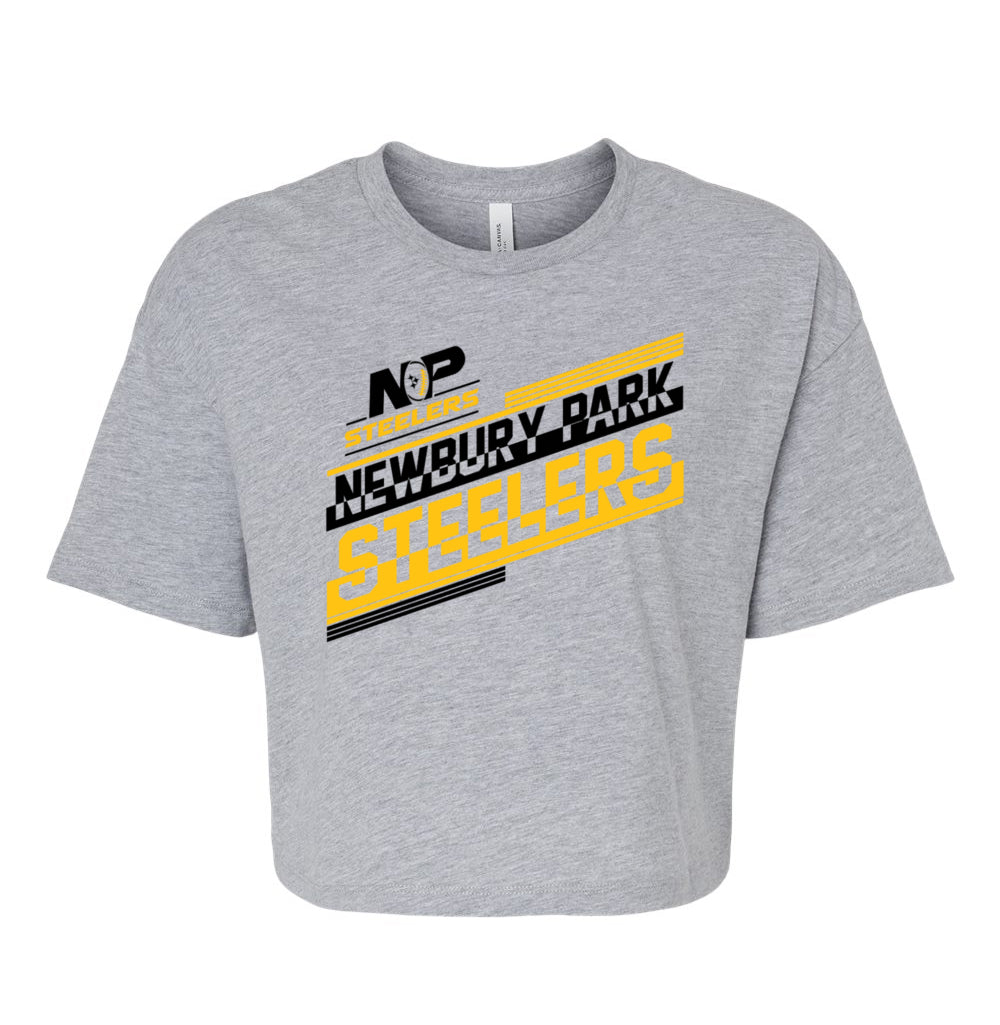 Steelers Glitch Women's Crop Tee 6482