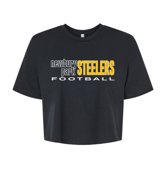 Steelers Outline Women's Crop Tee 6482